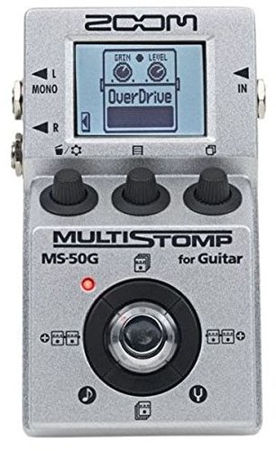 Zoom rozciąganie tomp MS-50G Single StompBox zapewnia gitara basowa 55 efektów MS50G