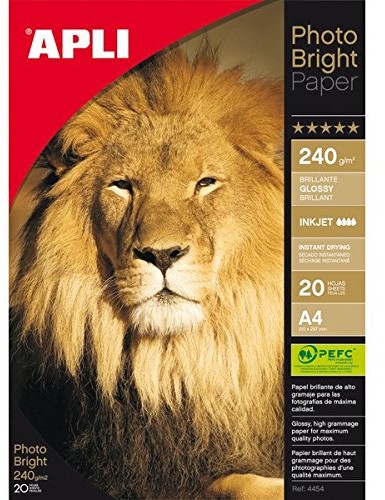 Agipa APLI Photo Bright 240 GSM A4 Ref 4454 [20 arkuszy papieru] 265238