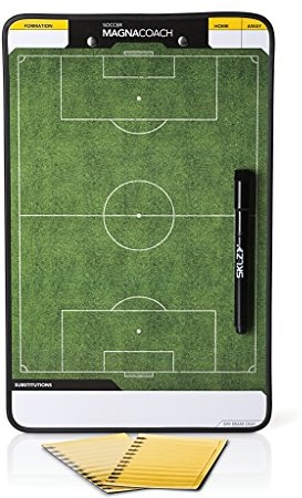 SKLZ sklz MAG-SOC-001 magnetyczna piłka nożna Trainer tablica taktyczna Magna Coach Soccer, wielokolorowa, nie dotyczy SSZSM