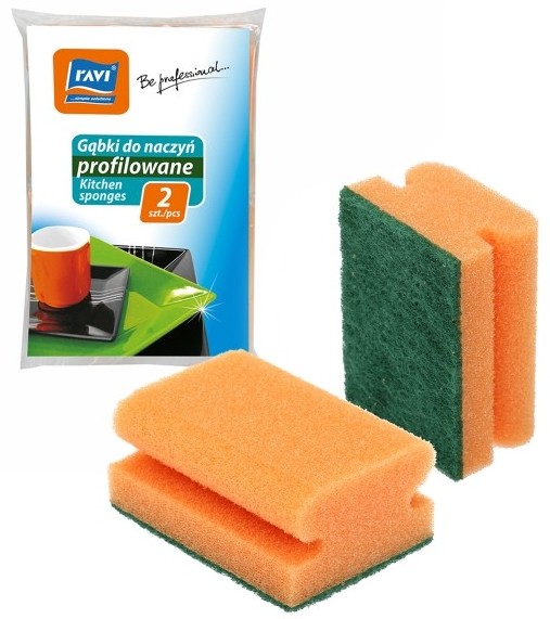 Ravi GĄBKA DO NACZYŃ PROFILOWANE 2SZTUKI