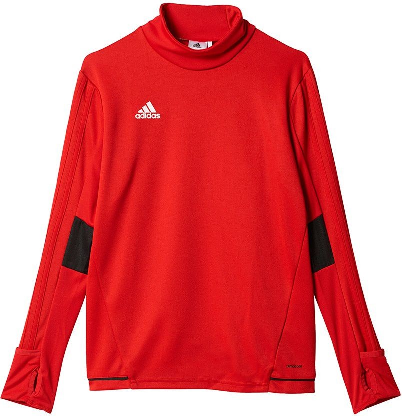 Adidas Bluza juniorska Tiro 17 Training Top czerwona r 152 cm BQ2754) BQ2754