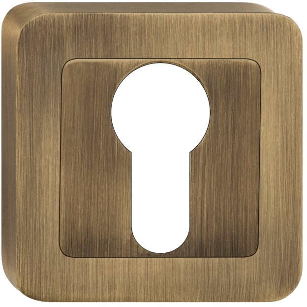 Metalbud Szyld drzwiowy  zaokrąglony dolny na wkład patyna