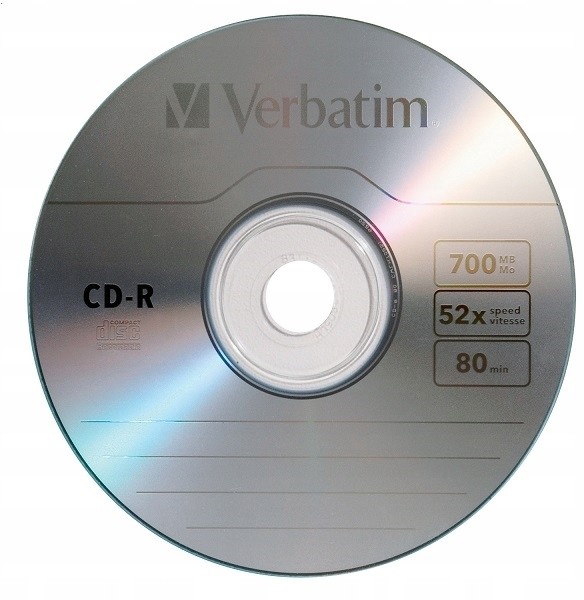 Verbatim Cd-r 700MB 52X Extra Protection KOPERTA*1