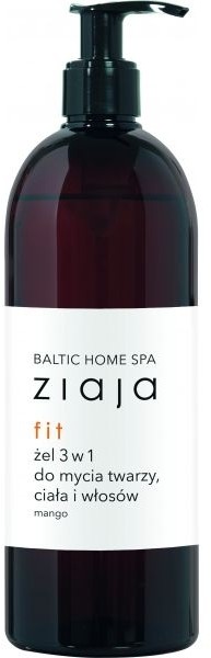 Ziaja Baltic Home SPA Fit żel 3w1 do mycia twarzy, ciała i włosów mango 500ml