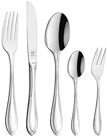 CARL SCHMIDT SOHN CS Kochsysteme 047254 sztućce, ze stali nierdzewnej, 30-częściowy, srebrny, 38 x 28,3 x 4,40 cm 047254