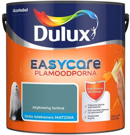 Dulux Farba EasyCare szykowny turkus 2,5 l