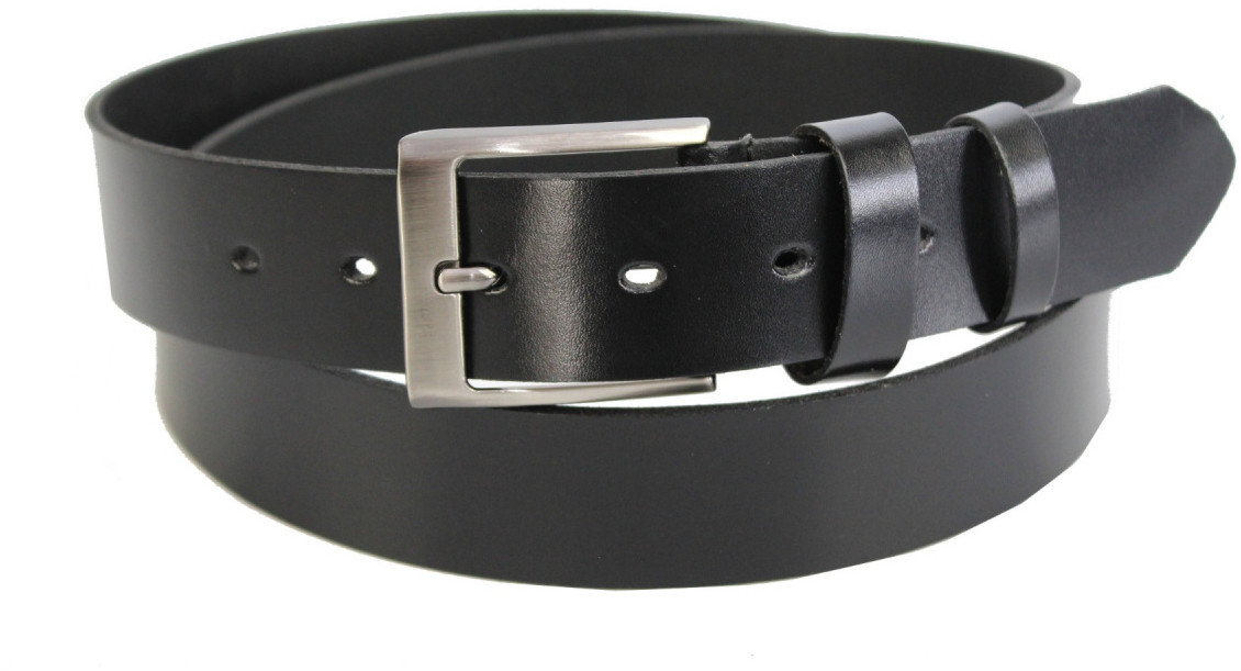 Arucce (PL) Pasek Skórzany ARUCCE (PL) Skóra Licowa EXTRA 40 mm CZARNY POŁYSK