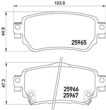 BREMBO P 56 098 P 56 098