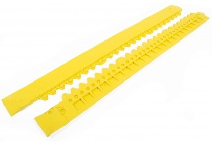 Coba Krawędź Najazdowa Do Mat Przemysłowych Coba Żółty 75 Mm X 1 M - Męski SS070002M