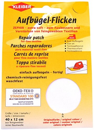 Kleiber Zephir-aufbueg Elf przyłożyć 40 X 12 cm delikatnej łatek materiału 100% bawełna 320-06