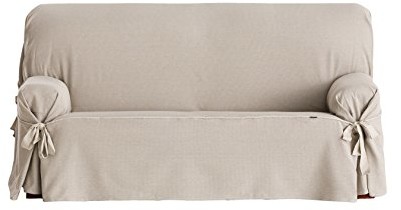 Eysa eysa constanza nie elastyczna z krawaty narzuta na sofę 2-osobowa, bawełna, 01-LEN, 43 x 5 x 37 cm, 1 jednostek F626081