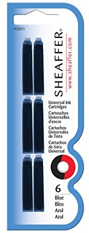 A.T. Cross A. T. wkłady atramentowe Cross Sheaffer skrip uniwersalny niebieski do VFM pióro 93091
