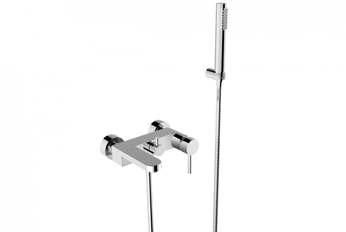 Besco Bateria wannowa podtynkowa DECCO Chrom #BW-DS-CH