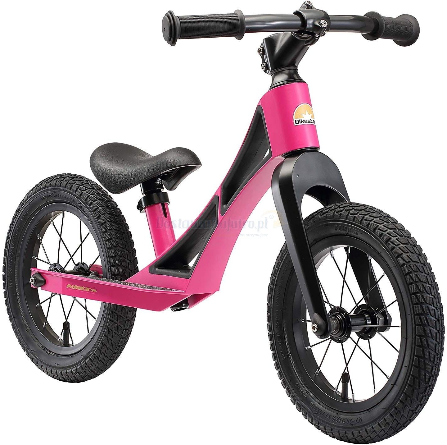 Фото - Дитячий велосипед BIKESTAR Rowerek biegowy 12" BIKE STAR GERMANY BMX magnezowa rama superlight różowy 