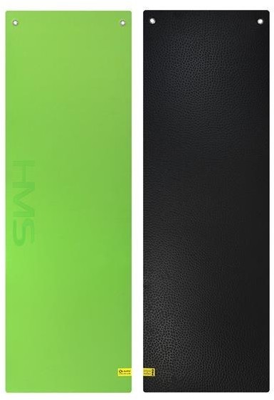 HMS MFK03 GREEN-BLACK MATA FITNESS KLUBOWA Z OTWORAMI PREMIUM PREMIUM 17-44-280