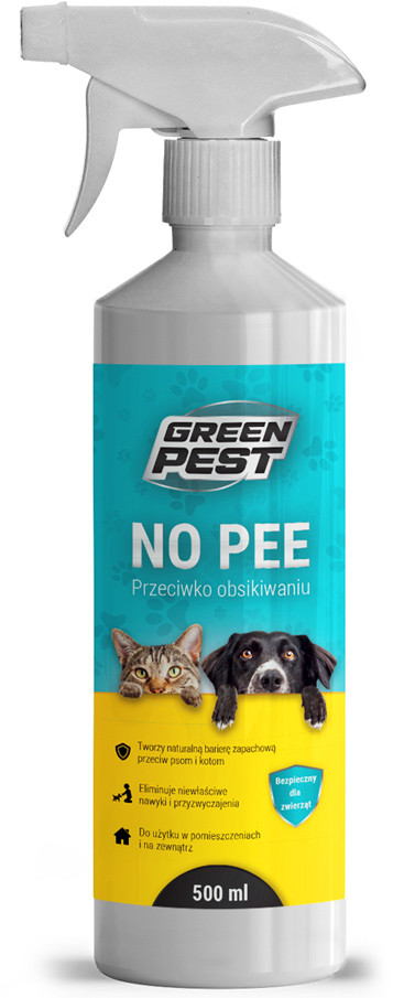 Środek odstraszający na psy, koty przeciw obsikiwaniu No Pee 500ml.