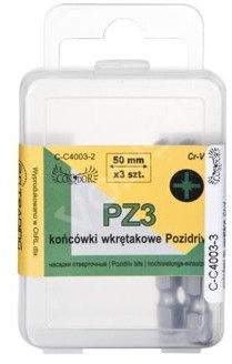 Condor Końcówki krzyżowe PZ3 x 50 mm 3 szt