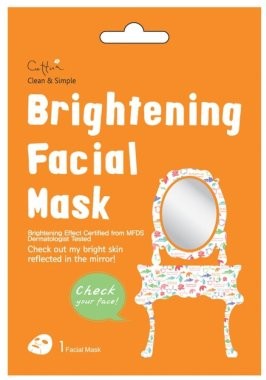 Cettua Rozświetlająca maska na tkaninie do twarzy - Brightening Facial Mask Rozświetlająca maska na tkaninie do twarzy - Brightening Facial Mask