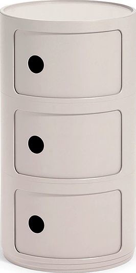 Kartell Szafka Componibili Bio trzydrzwiowa kremowa 5970_pa