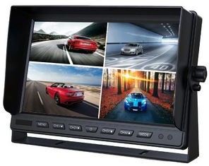 NVOX Monitor samochodowy lub wolnostojący LCD 10  cali z obsługa do 4 kamer 4PIN 12V 24V HM1000
