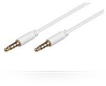 MicroConnect Microconnect IPOD014 W  3,5 MM Pin Wtyk 5 m Biały kabel audio  ,  do produktów marki Apple iPod, iPhone, iPad. IPOD014W