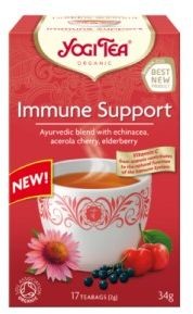 Yogi Tea Herbata IMMUNE SUPPORT Na Odporność z wit C BIO 17 torebek