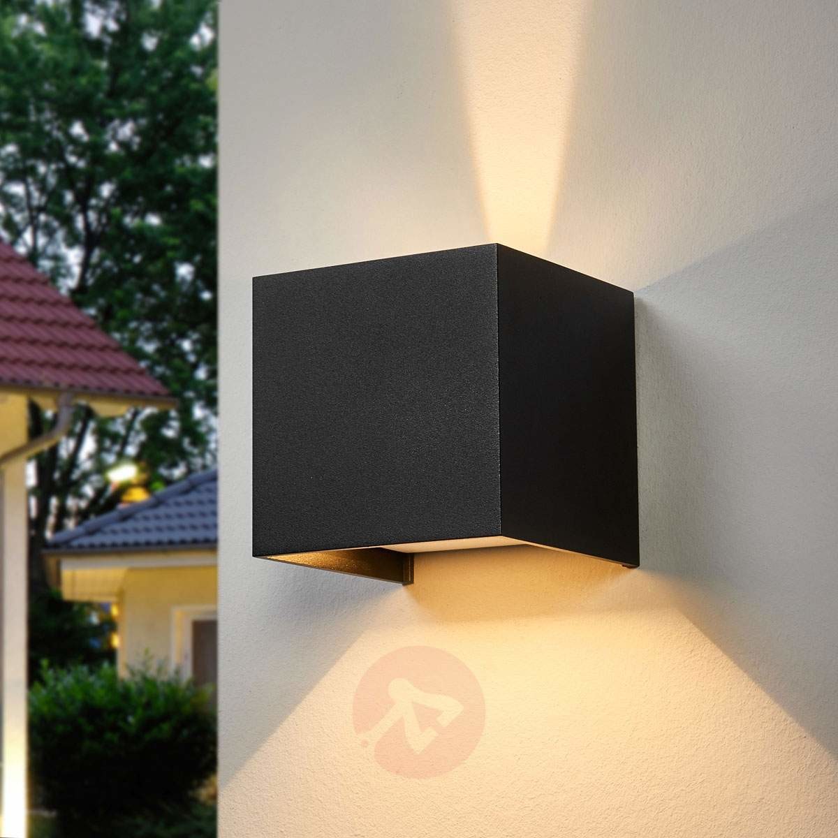 Helestra SIRI 44 lampa ścienna LED Czarny, 2-punktowe A28242.93-DO1