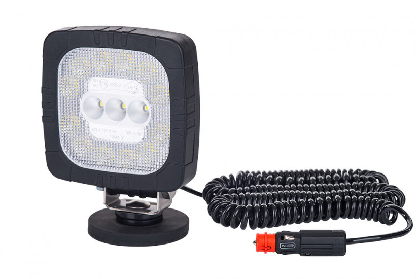 HORPOL Lampa LED robocza z wtyczką do zapalniczki i magnesem 12/24V LRD2685 LRD2685
