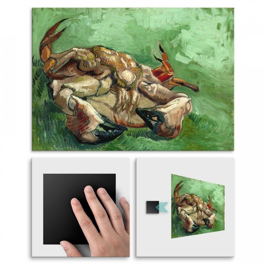 Pix4home Plakat metalowy Vincent Van Gogh A Crab On Its Back M POS-M-02131