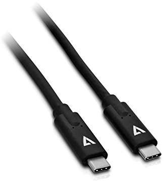 V7 Kabel USB USB-C USB-C 1m Czarny V7UCC-1M-BLK-1E