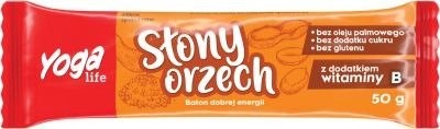 Yoga Life Yoga Life baton owocowy Słony orzech 50g