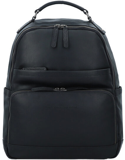 The Chesterfield Brand The Chesterfield Brand Austin Business Plecak skórzana 39 cm przegroda na laptopa schwarz C58-0184-00