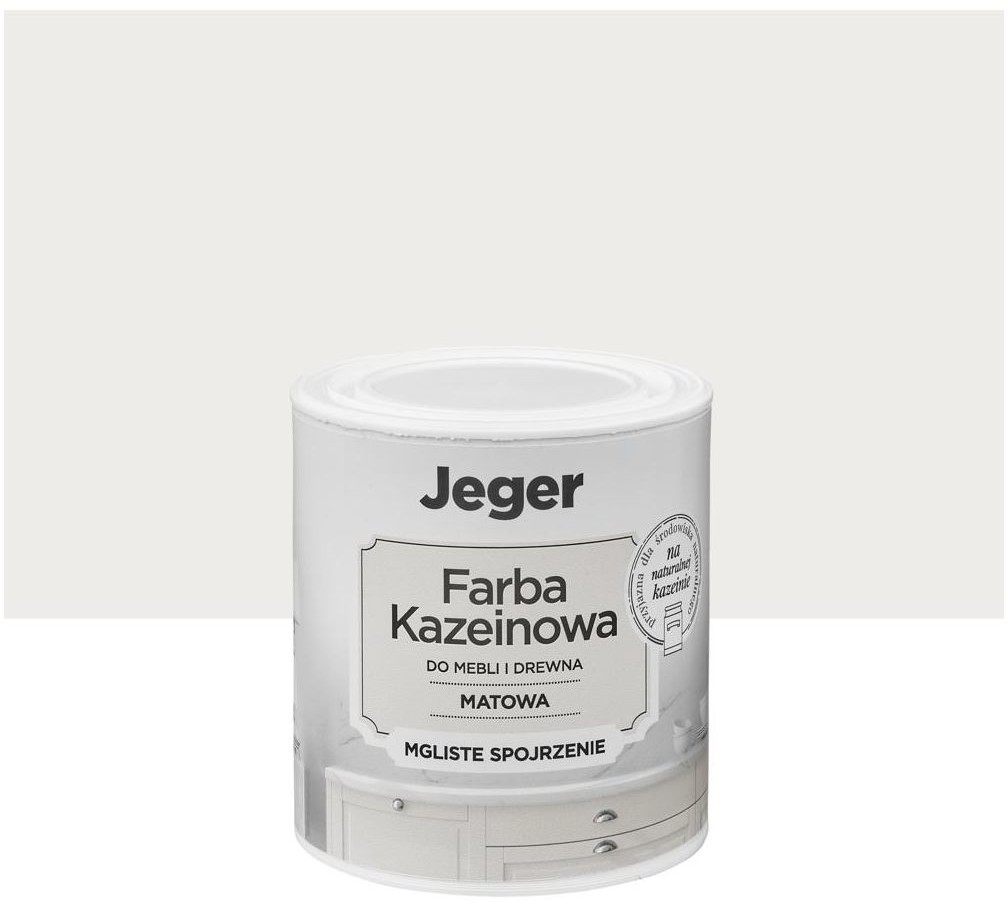 JEGER Farba kazeinowa 0.5 l mgliste spojrzenie matowa Jeger