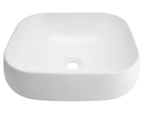 Corsan Wolnostojąca umywalka nablatowa Corsan 649933 prostokątna biała 45 x 41 x 14,5 cm 649933