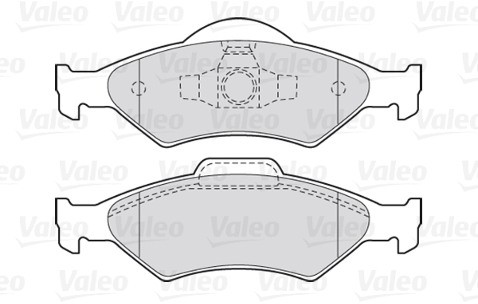 VALEO Zestaw klocków hamulcowych, hamulce tarczowe 301563