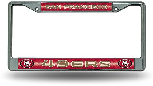 Gimex NFL Bling chrom ramka, srebrny FCGL1901