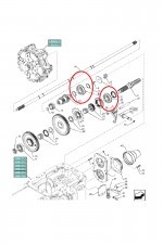 NEW HOLLAND CASE ŁOŻYSKO WAŁKA CNH 5168238 5168238