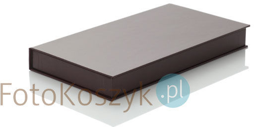 Bordowe pudełko na zdjęcia 15x23 i pendrive (do 100 zdjęć)