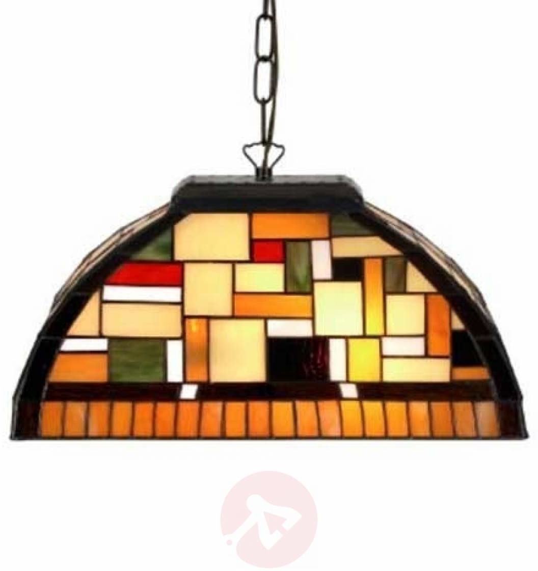 Lampa wisząca MOSAICO w stylu Tiffany