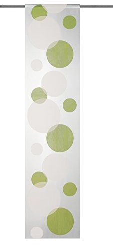 Home Fashion Home fashion 87984  868 schiebewand Scherli, 245 x 60 cm, woal, zielony 87984-868