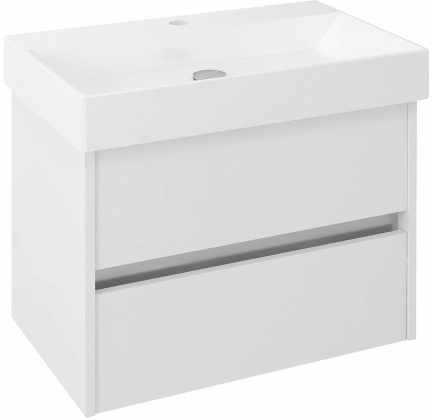 Sapho NIRONA szafka umywalkowa 67x51,5x43cm biały NR070) NR070-3030