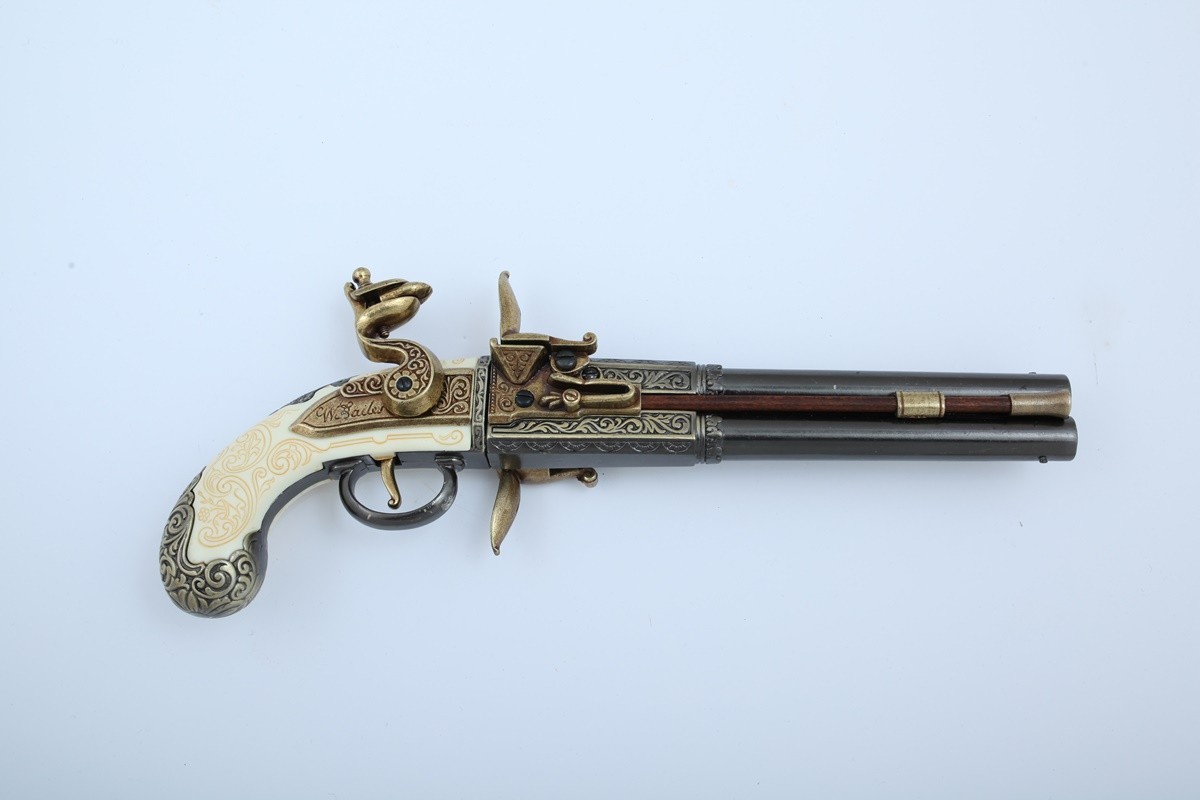 Denix SA REPLIKA ANGIELSKI PISTOLET z 1750r MODEL 1264 1264