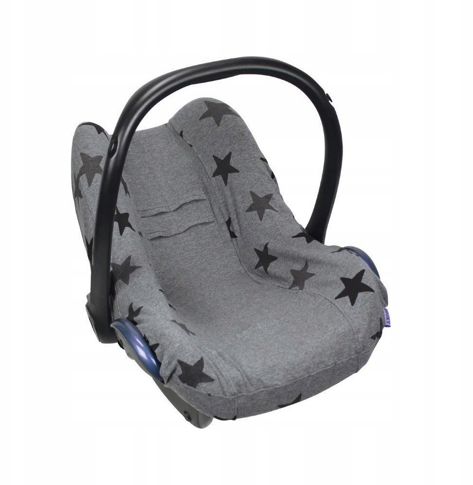 DOOKY Pokrowiec do fotelika 0-13 kg Grey Stars