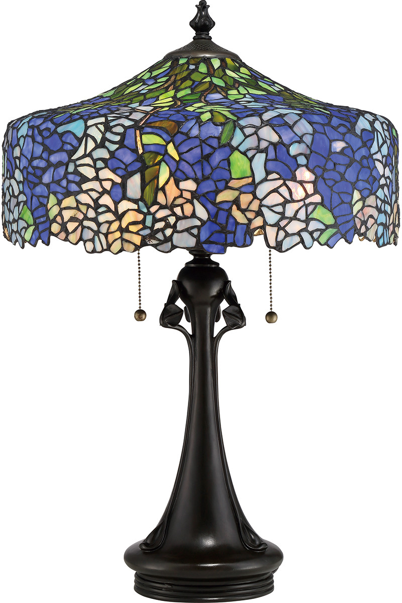 Quoizel COBALT QZ/COBALT/TL lampa stołowa 3x60W/E27