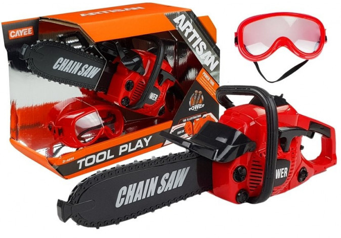 LEANToys Zestaw Majsterkowicza Piła + Okulary Ochronne 4085