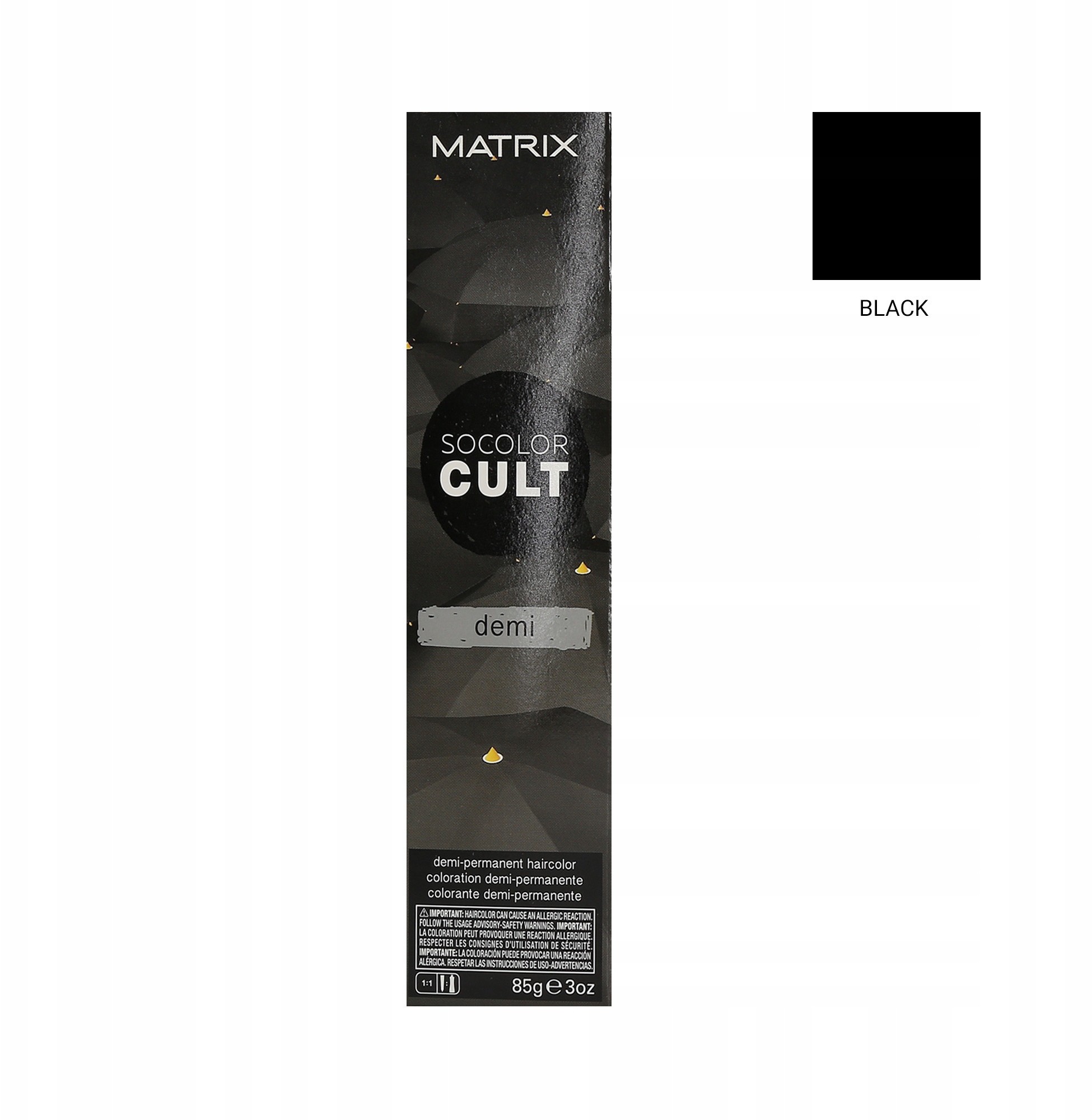 Matrix Socolor Półtrwała Farba 90ml Black