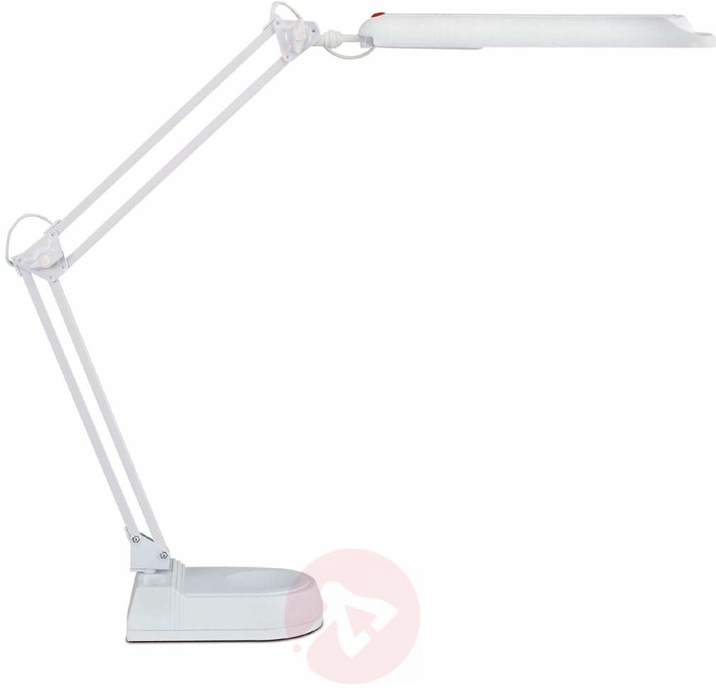 MAUL Jakob GmbH LED lampa stołowa Atlantic m. Stojak biały