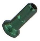 CNSPOKE Nyple AN12 12mm aluminiowe zielone 144szt 5907558600865