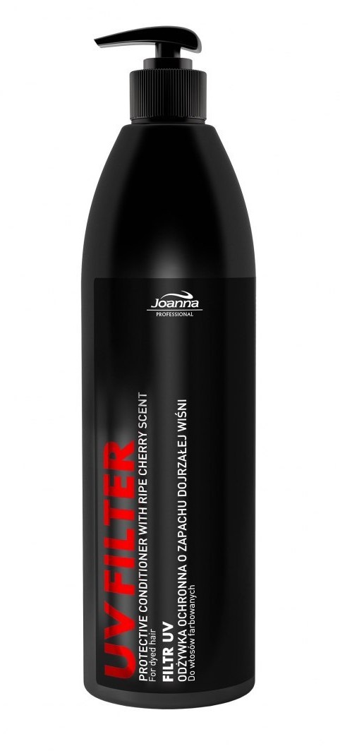 Joanna PROFESJONALNA Professional UV Filter Odżywka ochronna wiśniowa do włosów farbowanych 1000g 88688