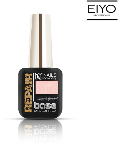 NAILS COMPANY REPAIR BASE Milky Pink Glam Gold Nails Company - 6 ml